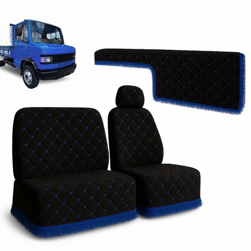 Kit Capa de Banco e Painel Veludo Premium MB 710