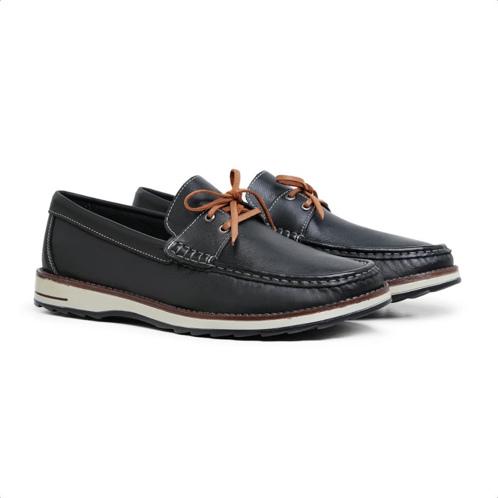Mocassim Masculino Dockside Couro Legítimo Costura Manual Conforto Exclusivo
