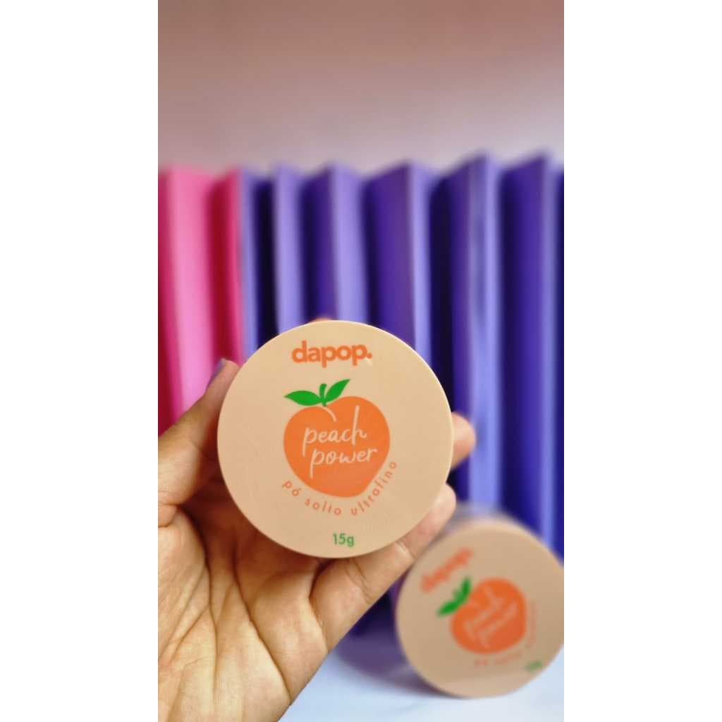 Pó Solto Ultrafino Peach Power – Dapop 15g