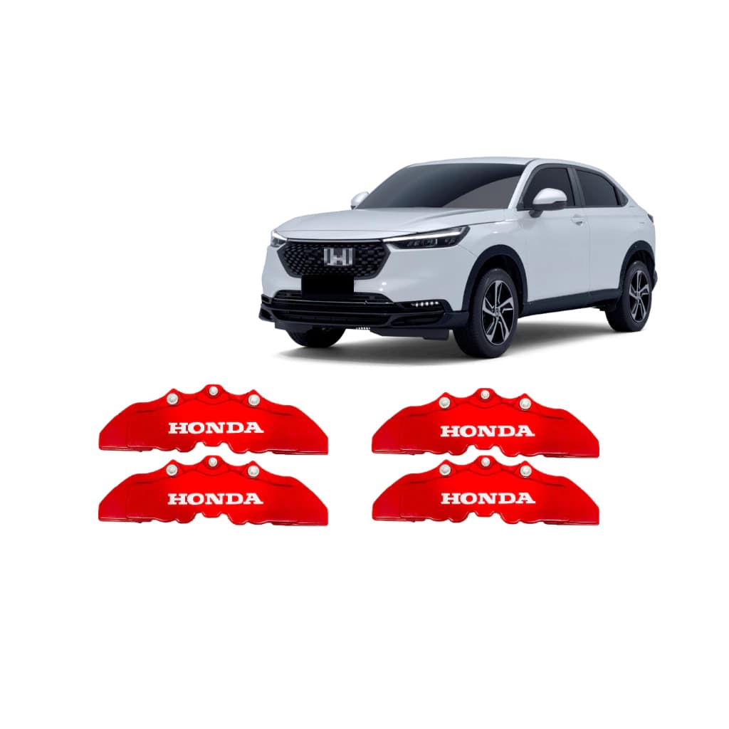 Capa Pinça Freio HRV Kit 4 Peças + Cola Alta Temp Envio Hoje