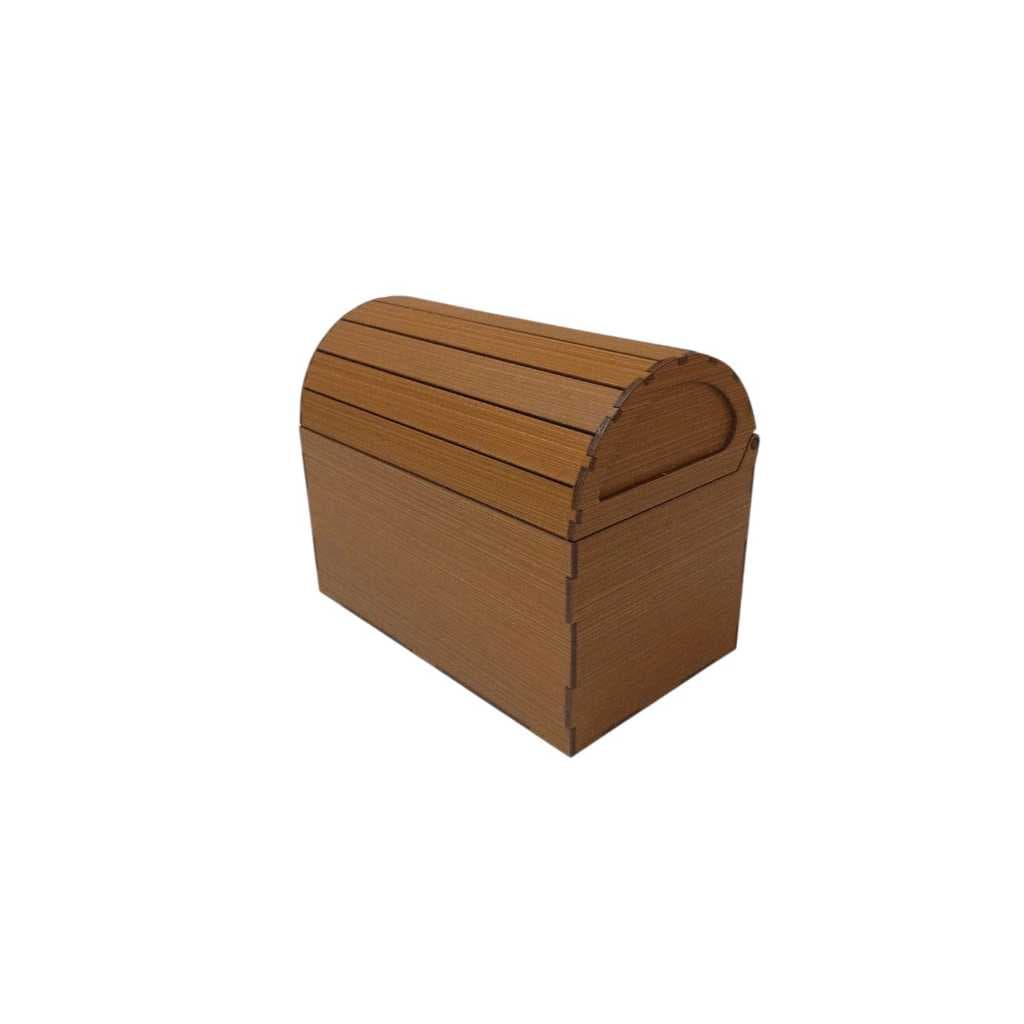 Baú Decorativo Mdf Caramelo