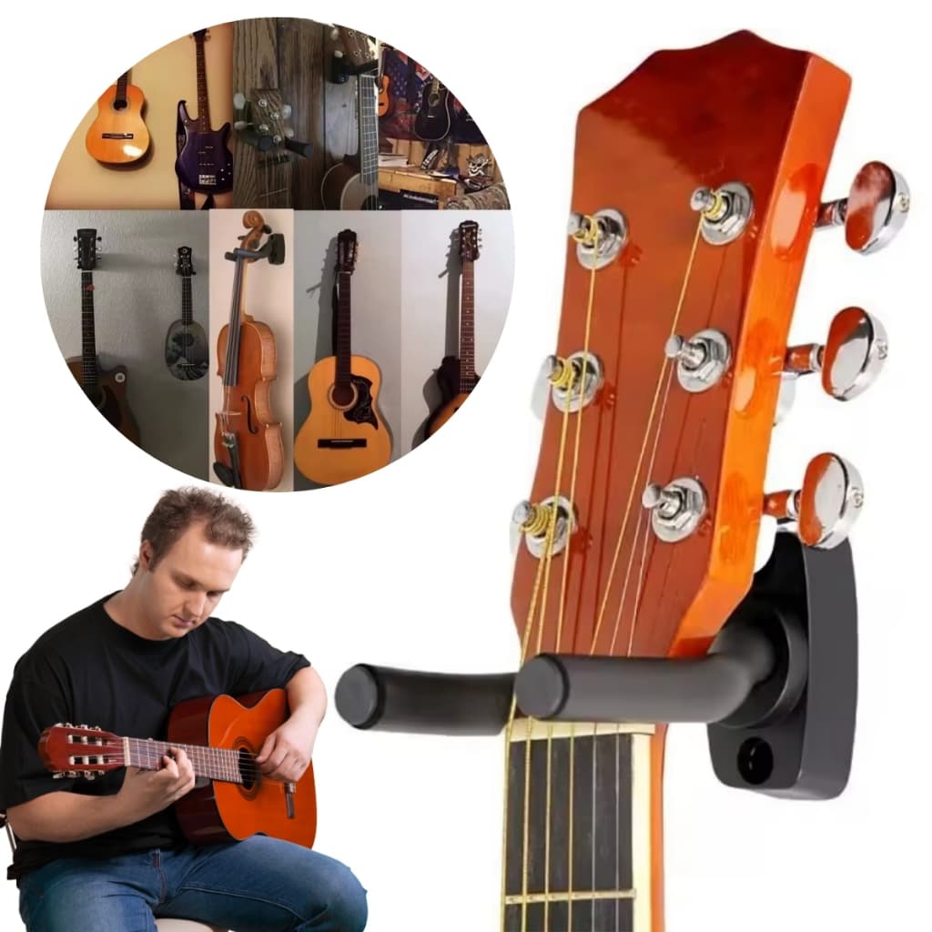 Suporte Parede Violão Guitarra Baixo Viola Reforçado