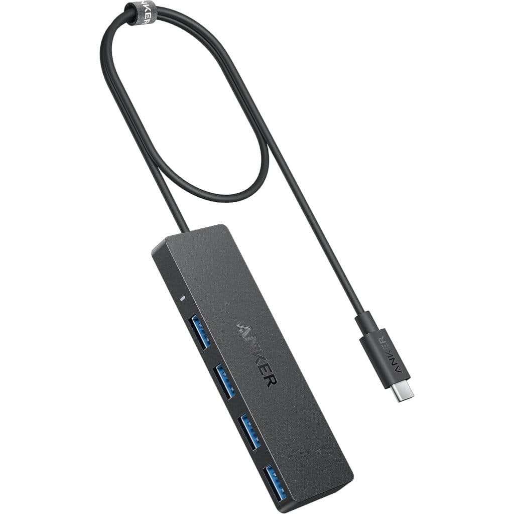 HUB Anker de Dados USB-C Ultrafino de 4 Portas USB 3.0