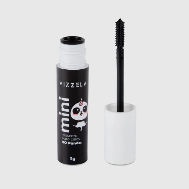 Máscara Rímel Para Cílios Panda Volume Cor Preto Vizzela