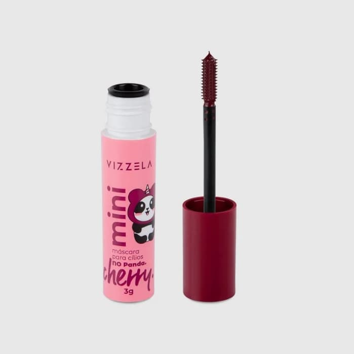 Máscara Para Cílios Rímel No Panda Brown Volume Cherry Vizzela