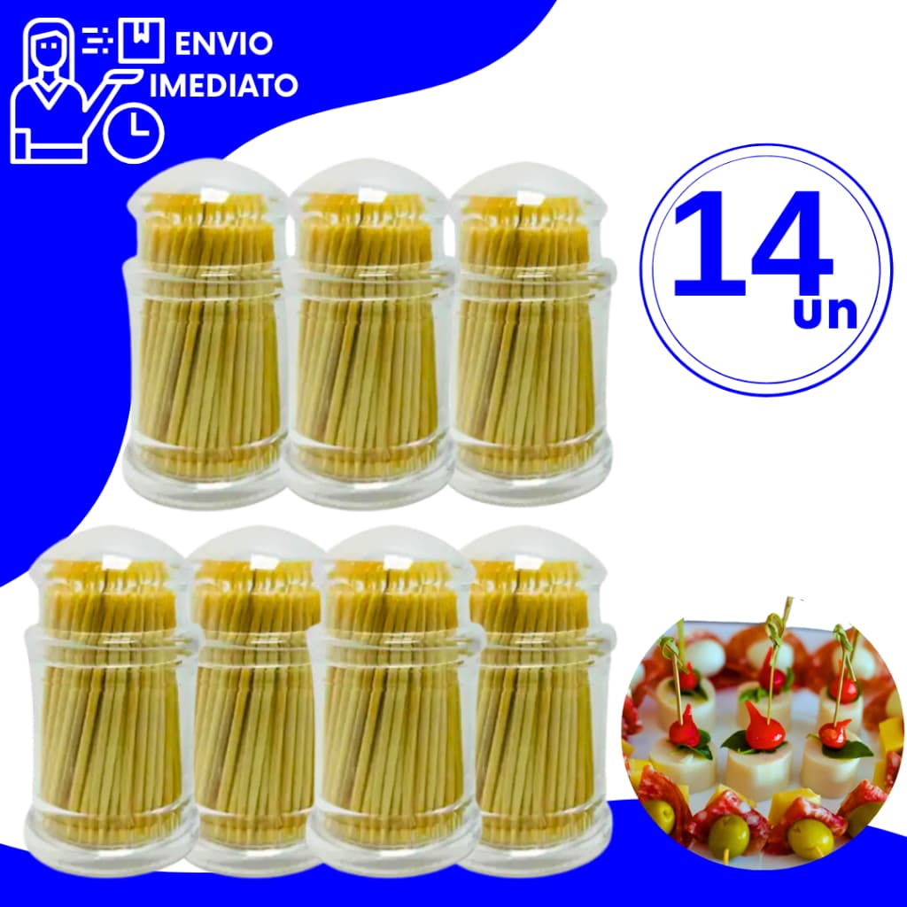 Porta Paliteiro Acrílico100 Palitos Petiscos Palitos de Dente Multiuso Alta Qualidade