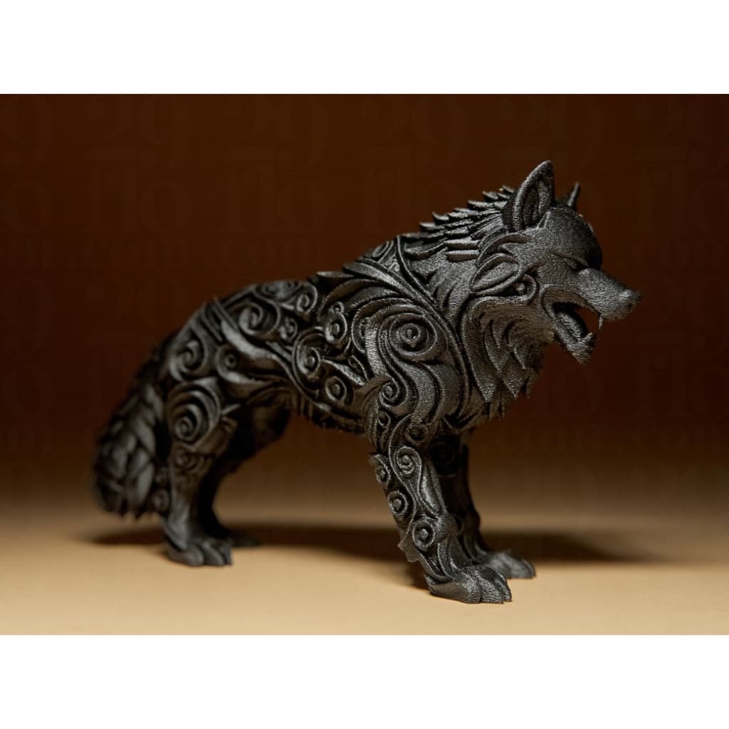 Escultura de Lobo de Design