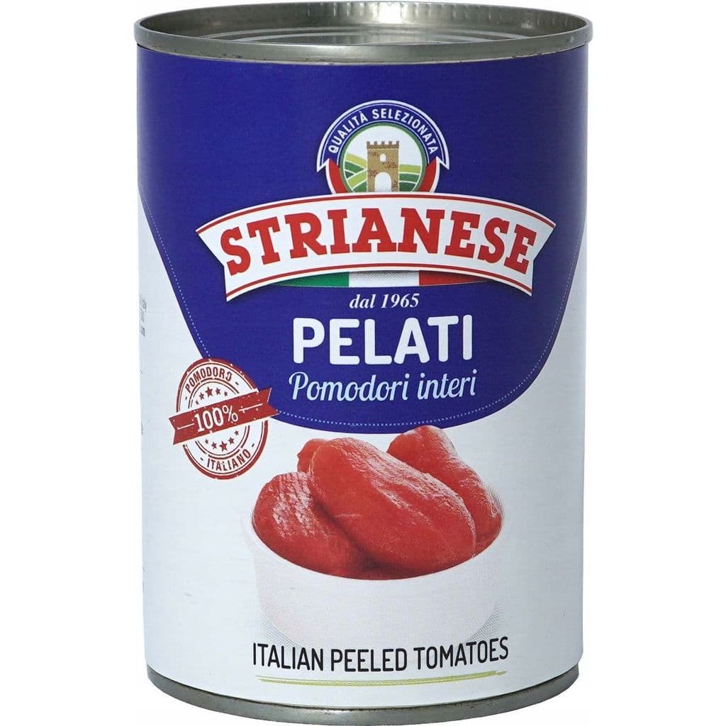 Strianesi Pelati, Tomates Pelados Italianos, 400g