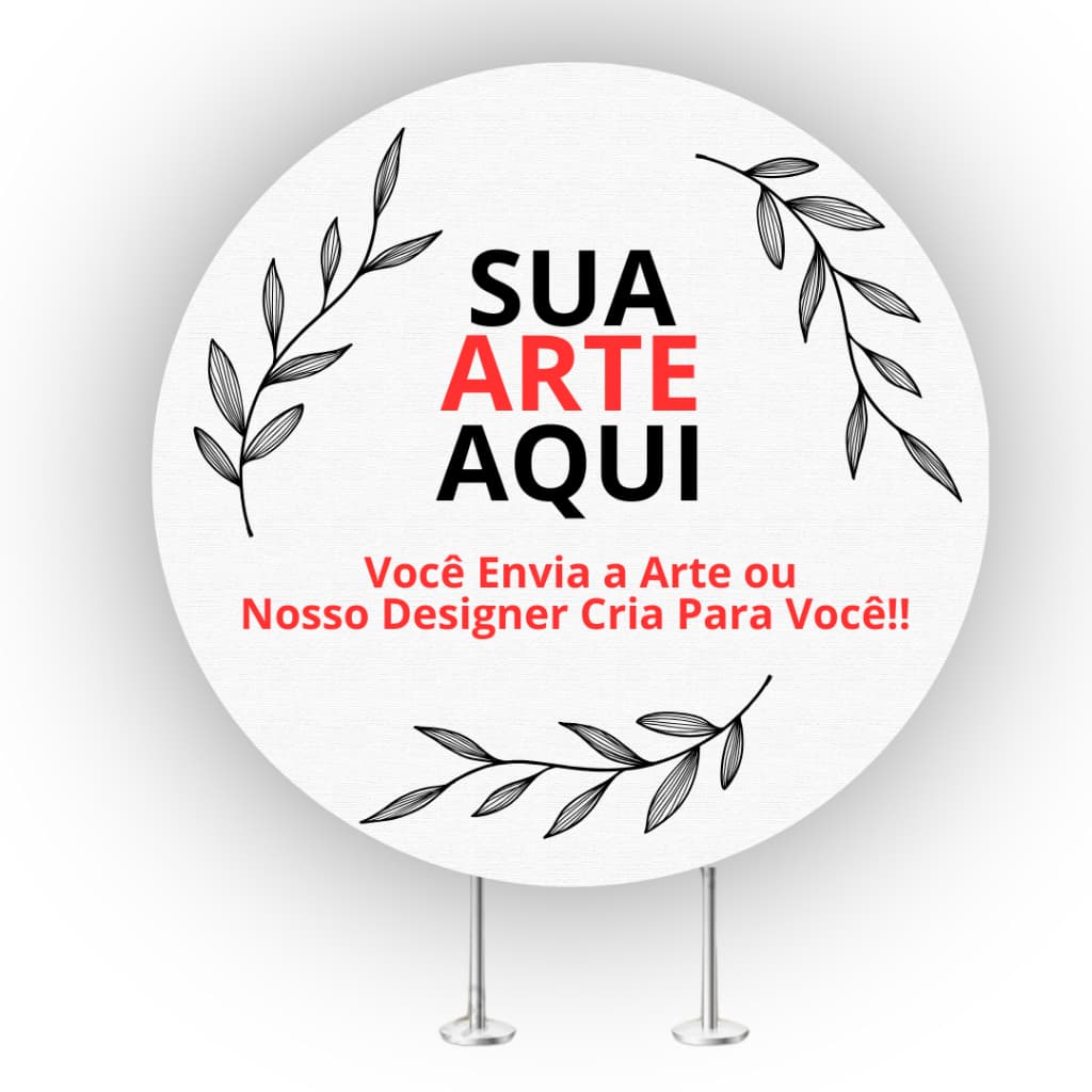 Capa Para Painel RedondoTecido c/Elástico Sua Arte IGREJA COPA CARNAVAL Personalizado Desenho NATAL