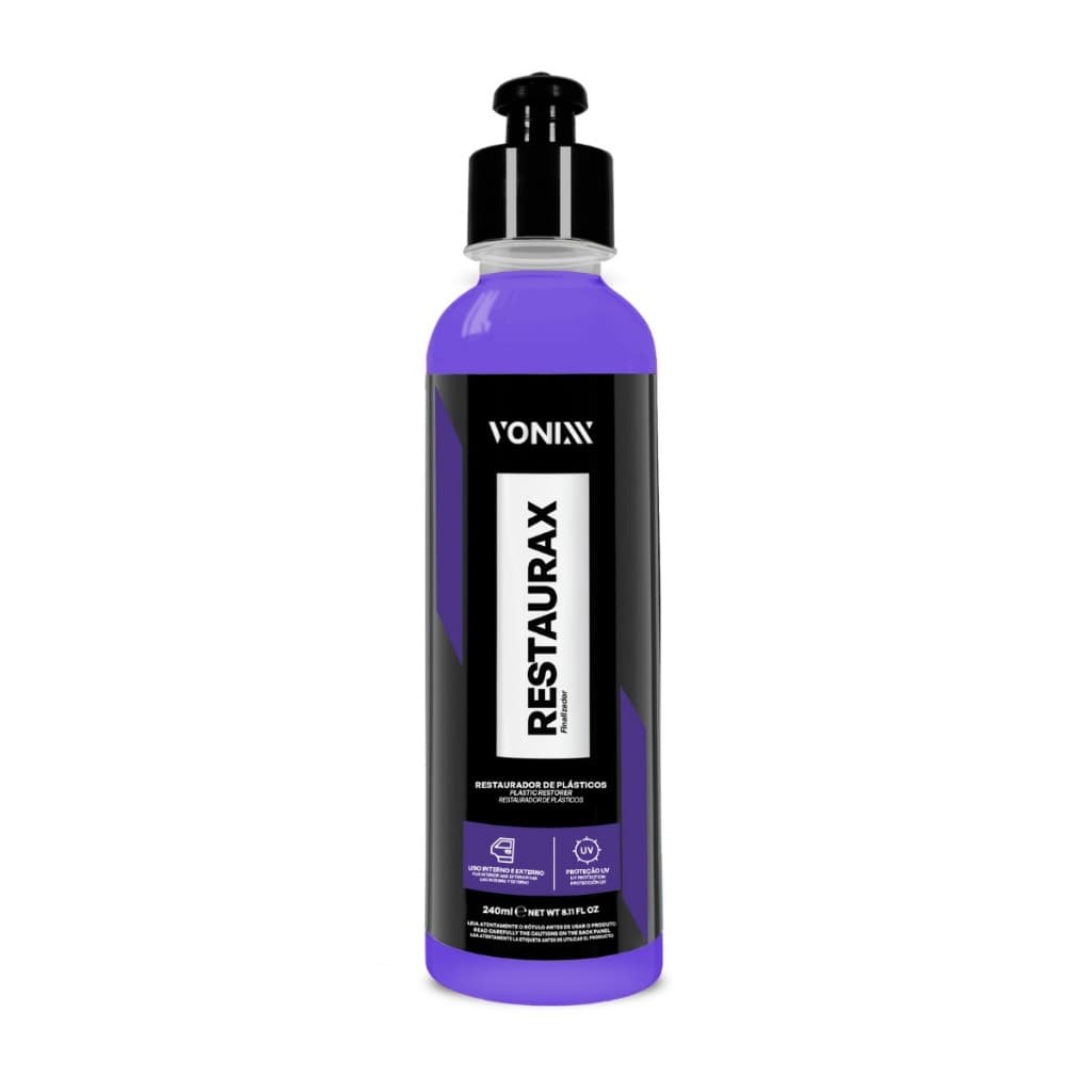 Restaurador Plástico Restaurax Revitalizador Proteção