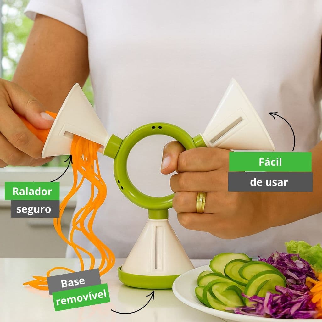 Ralador e Descascador Multiuso Profissional – Legumes, Verduras e Frutas