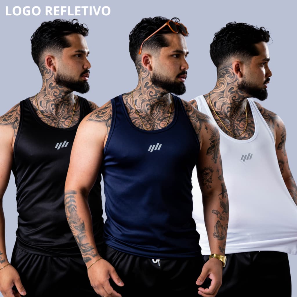 Regata Dry Fit Premium: Liberdade e Performance. Treino, Corrida, Academia e Dia a Dia