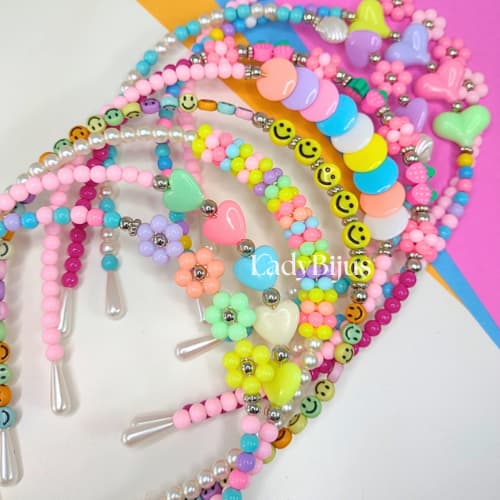 Kit Tiara Infantil 5 Ou 10 Unidades Arquinho de Cabelo Revenda