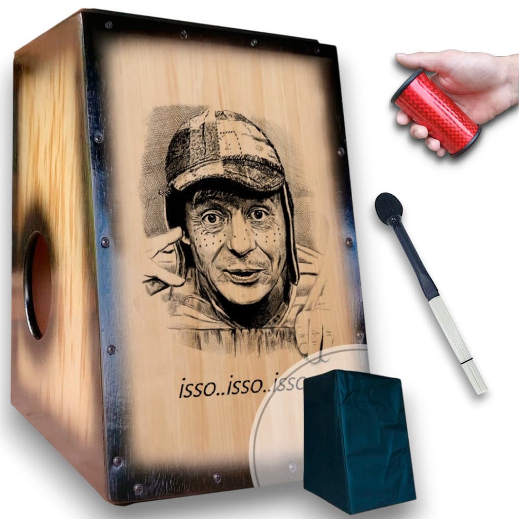 Cajón/carron Elétrico Chaves Isso Isso Isso + Sleep + Vassourinha