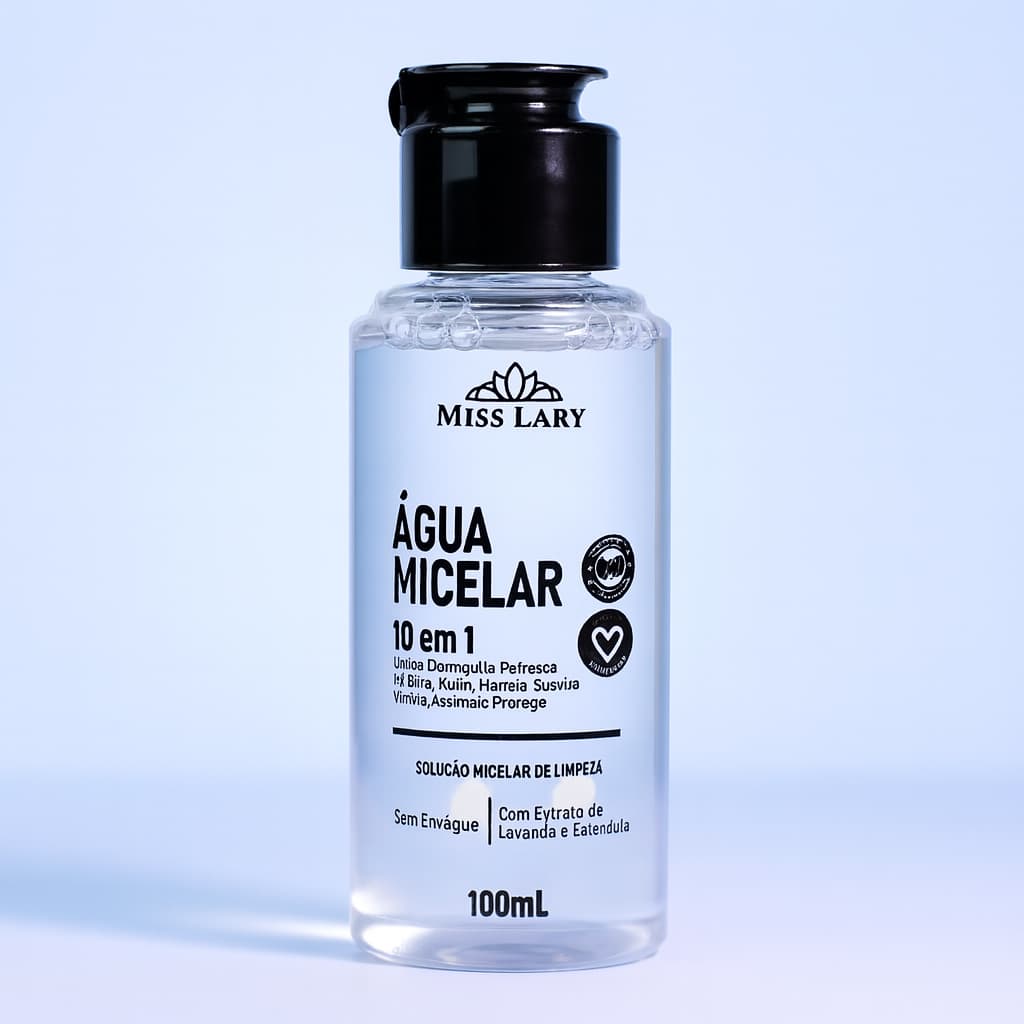 Água Micelar 10 em 1 100ml Miss Lary