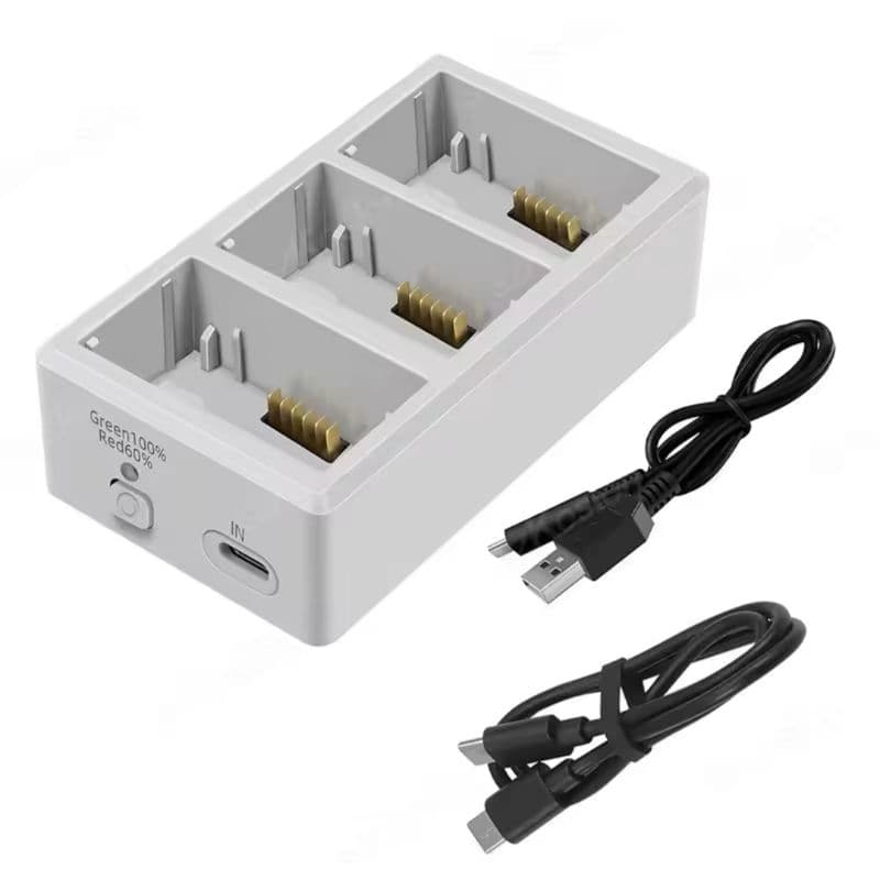⚡ Carregador Primeira Linha DJI ⚡Compatível com DJI Mini 3, Mini 3 Pro e Mini 4 Pro🔋