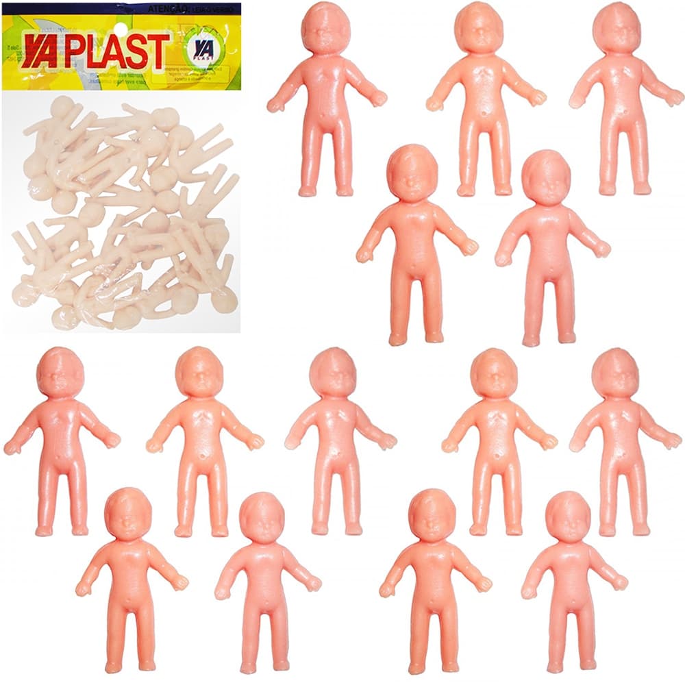 80 mini bonecas pelada para sacolas surpresas lembrancinhas e maquete