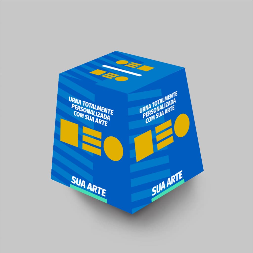 Urnas de Papel Para Sorteio Personalizadas (Promocional, Arrecadação, Sorteios, Captação Clientes)