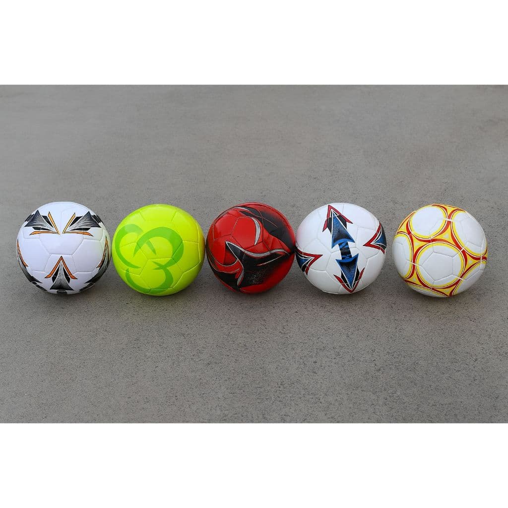 Kit 5 Bolas de Futebol Campo N°5 Profissional – Cores Sortidas