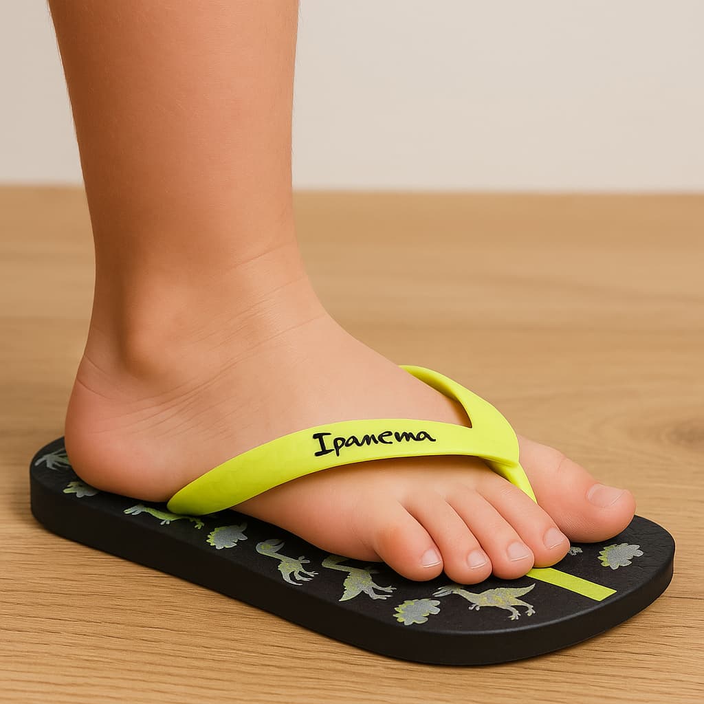 Chinelo Infantil De Menino Ipanema Dinosauro Jurassic Park
