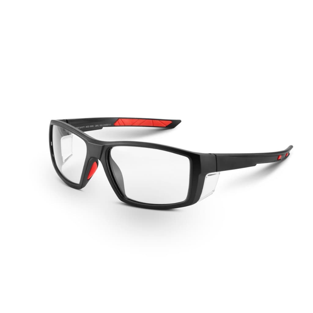 OCULOS SUPER SAFETY SSRX HASTE VERMELHA CA33870 LENTE DE GRAU