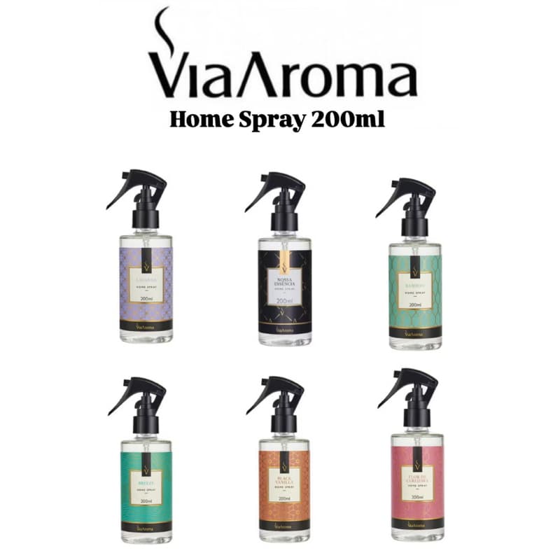 Home Spray Via Aroma 200ml - Aromatizador de Ambientes