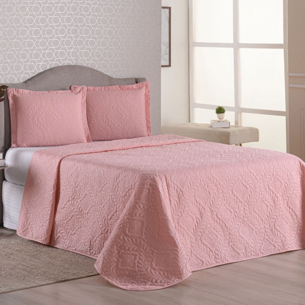 Colcha Cobre Leito Luxo Com 2 Portas Matelado Queen-Casal-Solteiro-King - Ateliê do Conforto