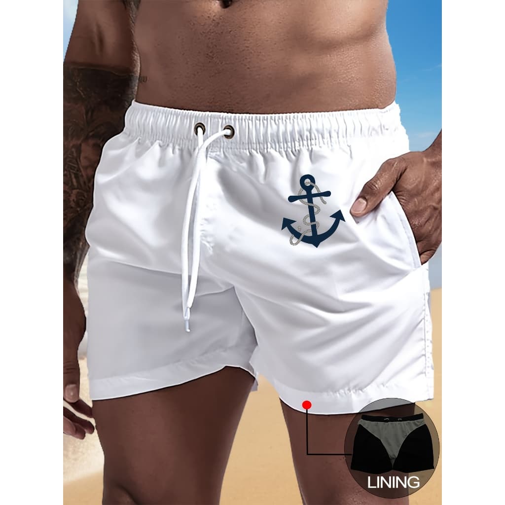 Short Tactel Grosso Masculino Mauricinho Adulto Surf Praia Piscina Cores Lisas