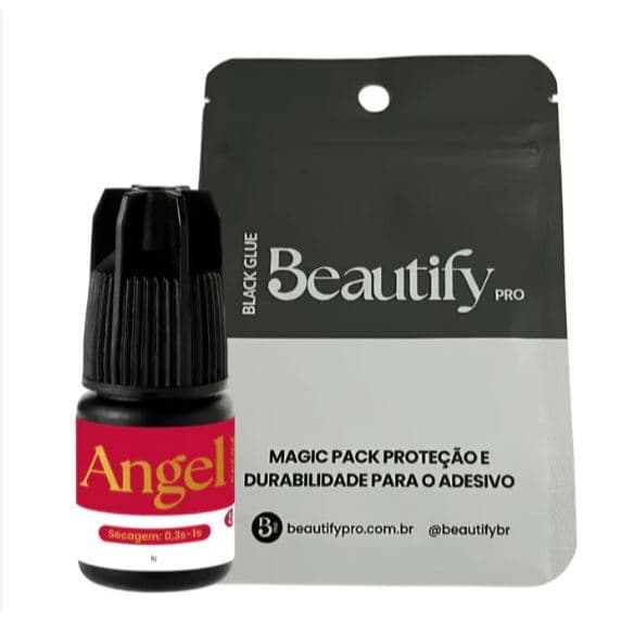 Cola Adesivo Angel Beautify Pro 3g Extensão alongamento De Cílios Profissional