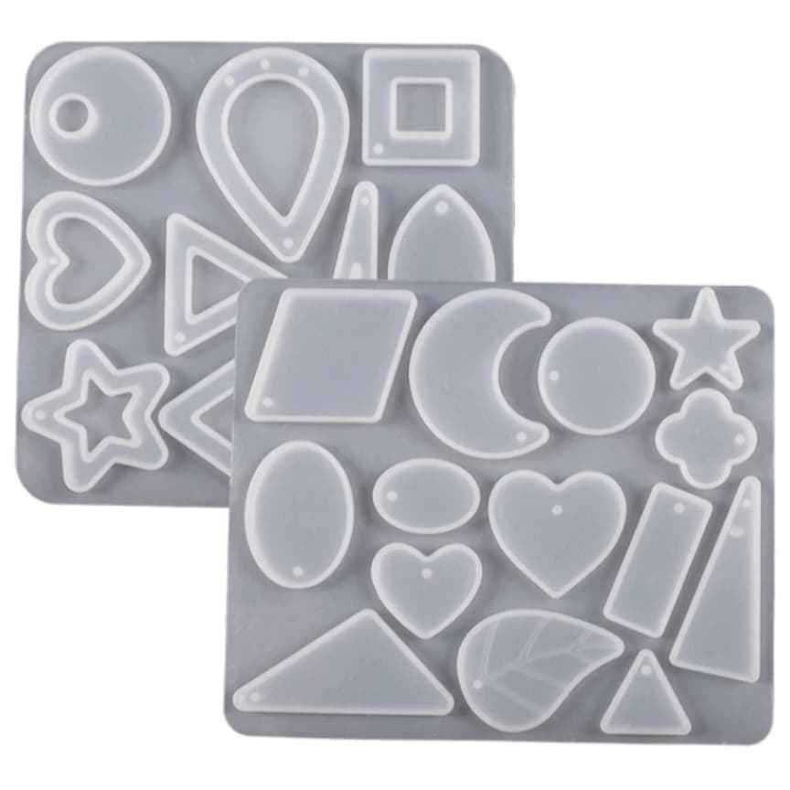 Molde de Silicone para Pingentes e Brincos / Molde para Resina