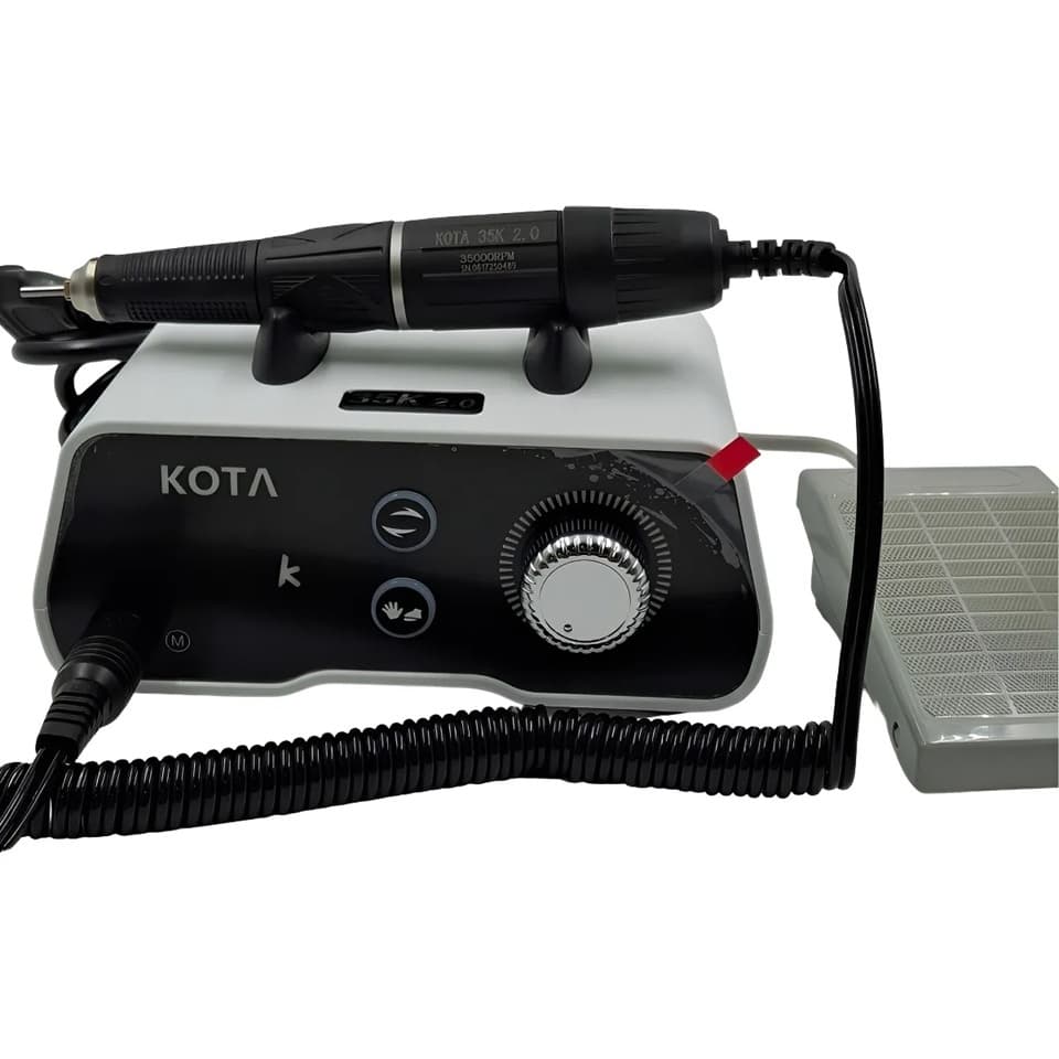 Micro motor elétrico podologia, manicure, prótese 35K V2.0 - Kota
