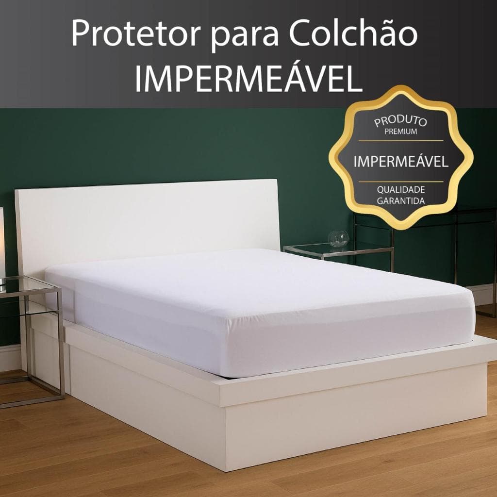Capa Protetora Impermeável Casal , Solteiro ,KING, Queen Liso Com Elástico