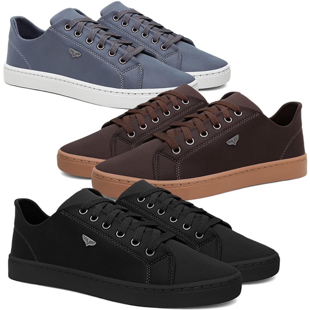 Sapatênis Masculino Casual Confortável Leve e Bonito Barato Oferta Relâmpago