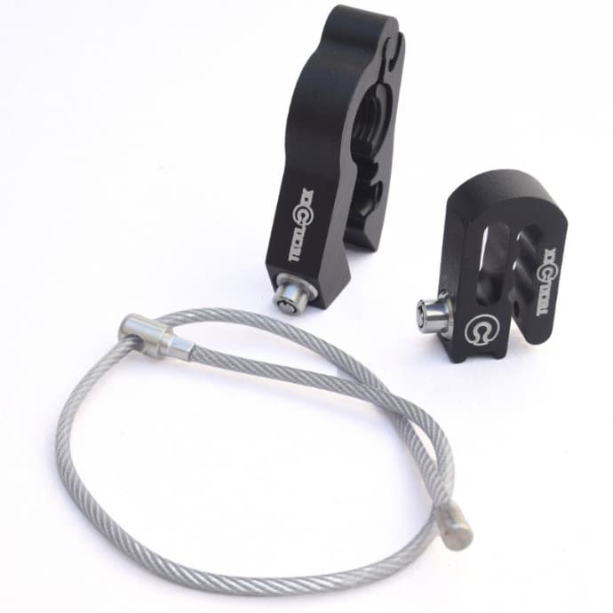 Trava p/ moto | Kit Completo -Trava Manete Manopla + Trava Disco freio + Trava para dois Capacetes-