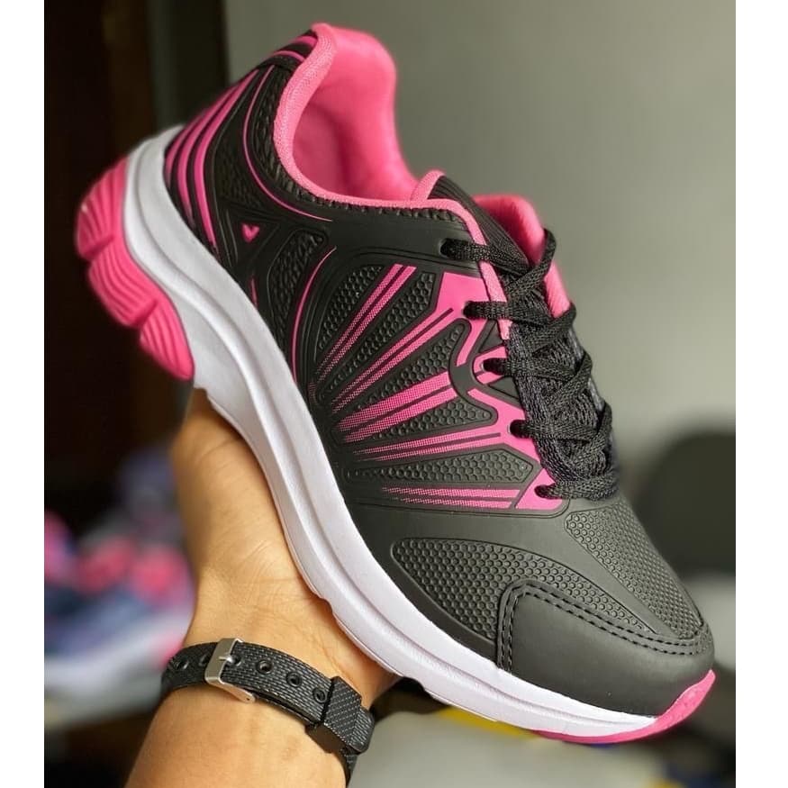 TENIS FEMININO CORRIDA CAMINHADA TREINO LEVE CONFORTAVEL PROMOÇÃO