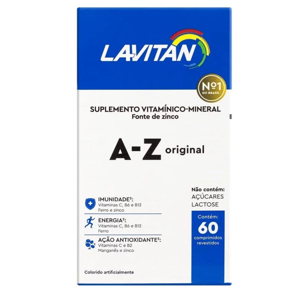 LAVITAN A-Z COM 60 COMPRIMIDOS