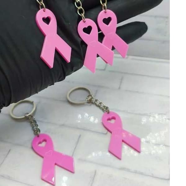 Chaveiro Outubro Rosa/mulher/Mimo