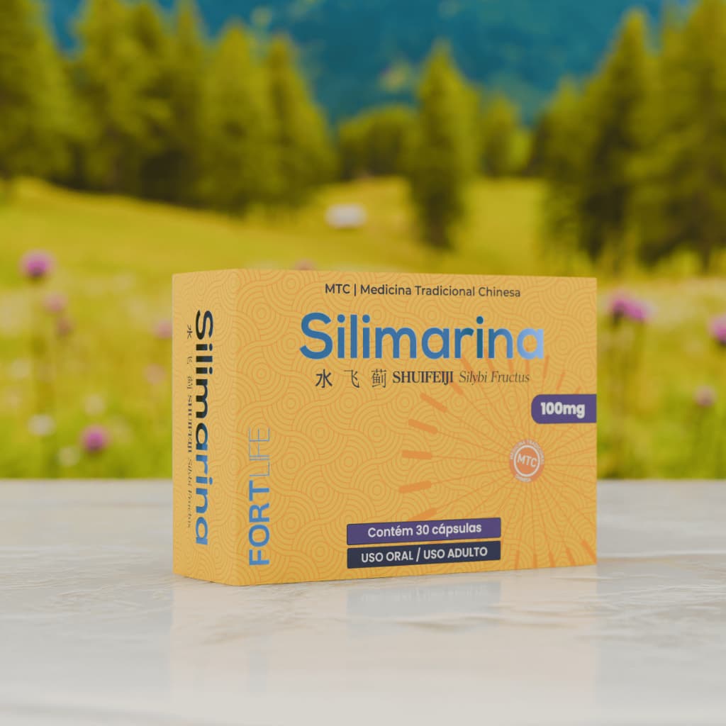 Silimarina (Proteção Hepática e Antioxidante) 100mg 30 Cápsulas FORTLIFE
