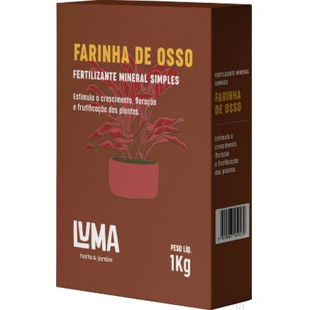 Fertilizante Farinha De Osso 1kg Luma