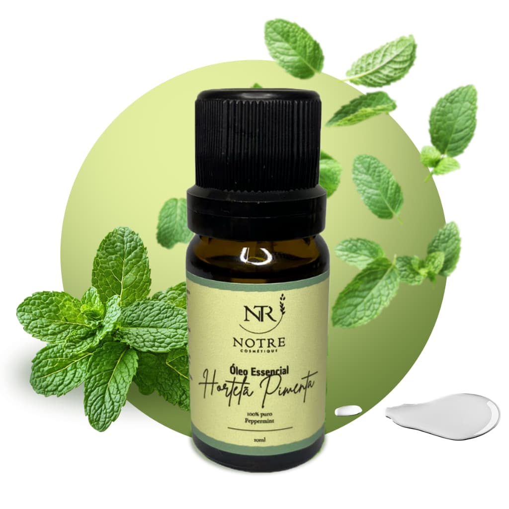 Óleo Essencial Hortelã Pimenta 100% Puro 10ml  - Analgésico Natural Aromaterapia Digestivo e Descongestionante