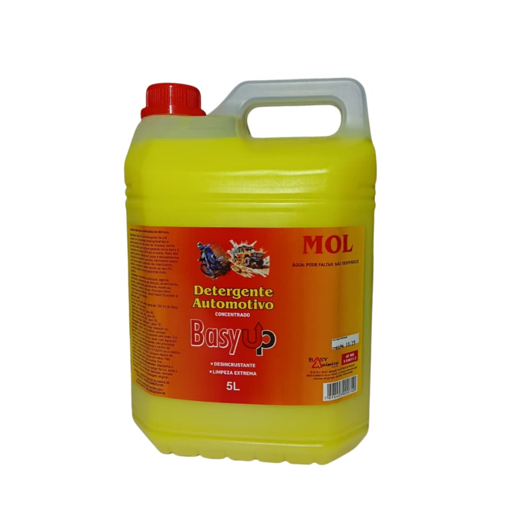 Shampoo Detergente Automotivo 5 Litros Desengraxante Desincrustantes Snow Foam Basy Up