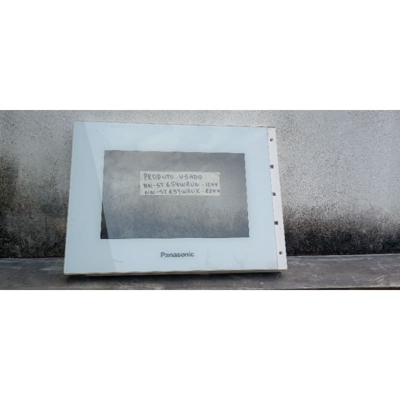 Vidro para Porta Microondas Panasonic Style 32L NN-ST654WRUK ou NN-ST654WRUN