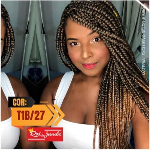 Cabelo Ser Mulher Super Jumbo Degradê 399g Cor T1B/27 para Cabelos Longos Com Volume e Estilo