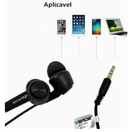Fone De Ouvido Com Fio/microfone Extra Bass Alta Verde