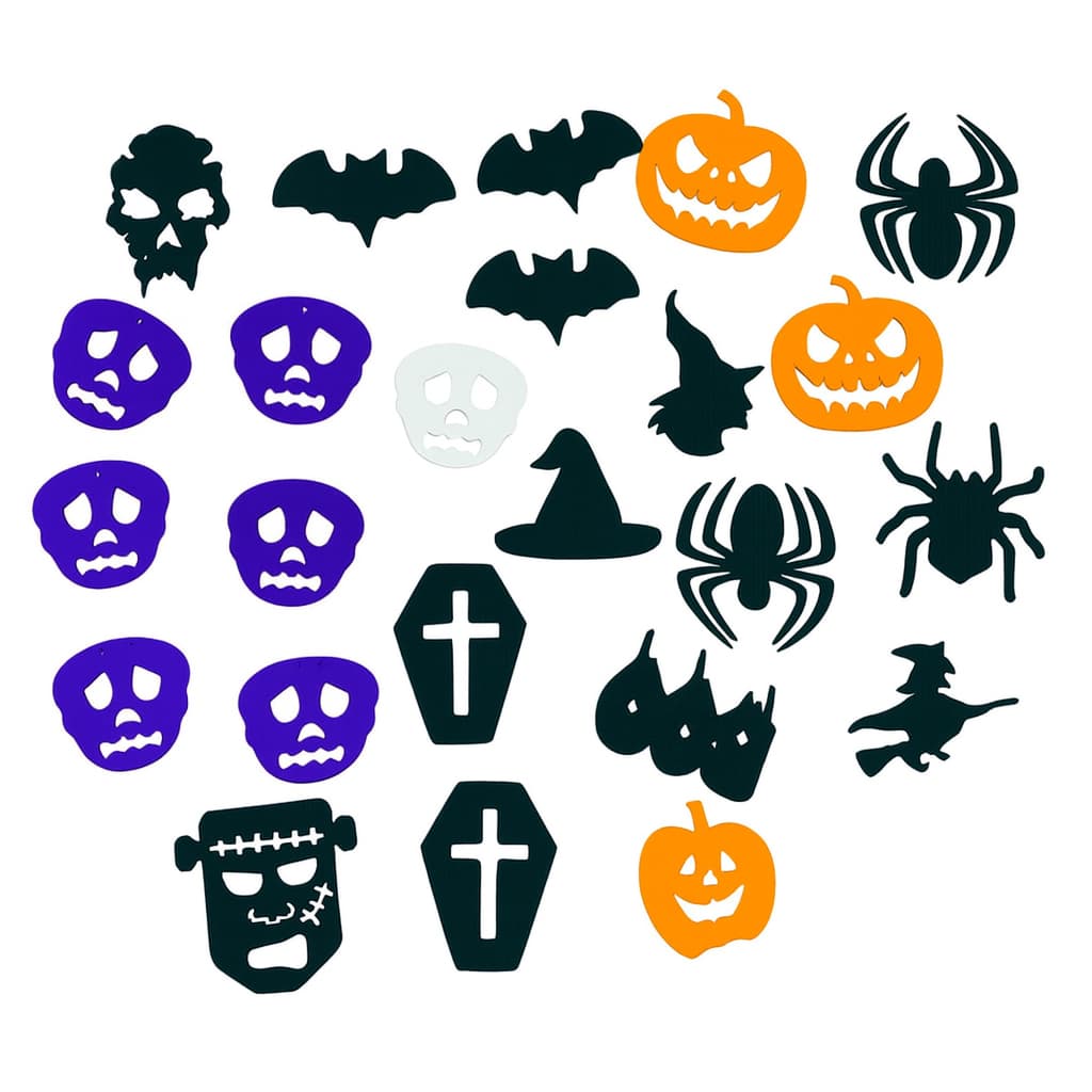 Enfeites Decoração Halloween e Aplique Enfetezinho Festa Sortidos Em Eva