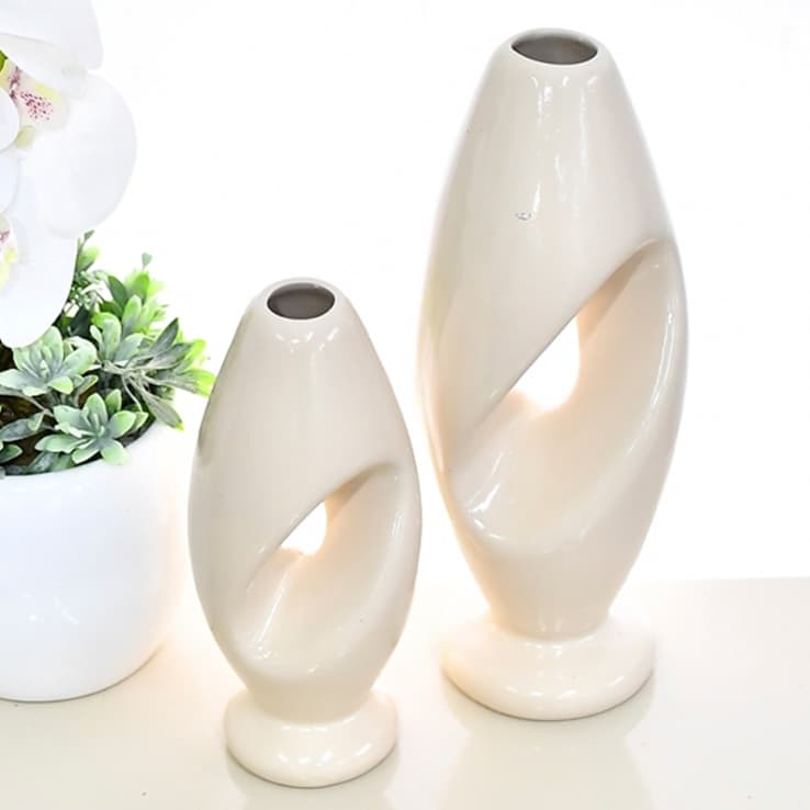 Vasos 2 dupla kit enfeite decorativos rack sala aparador cerâmica enfeite casa decoracao mesa quarto