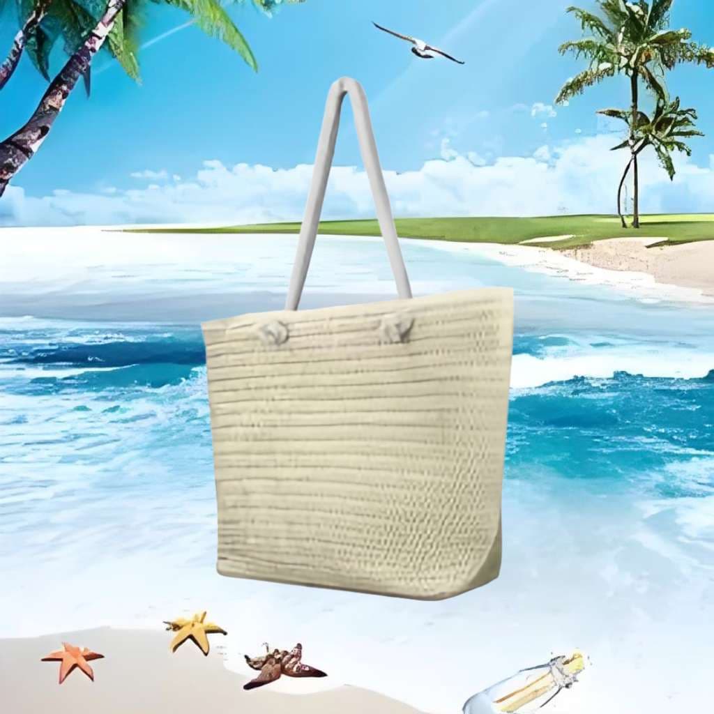Bolsa de Palha Natural - Estilo Rio, Ideal para Praias Brasileiras!