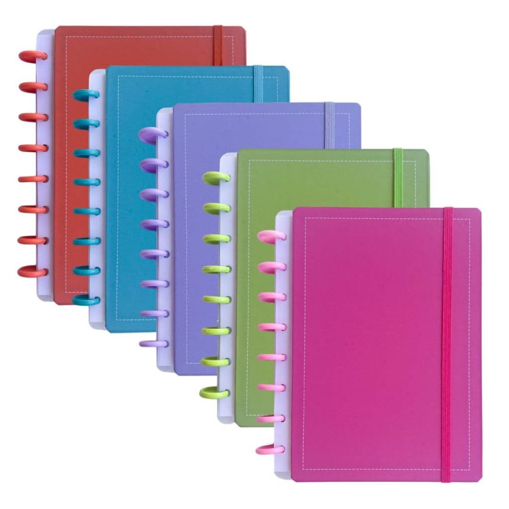 Caderno De Discos inteligente Colors - Capa Dura - Moreih - P , M ou G
