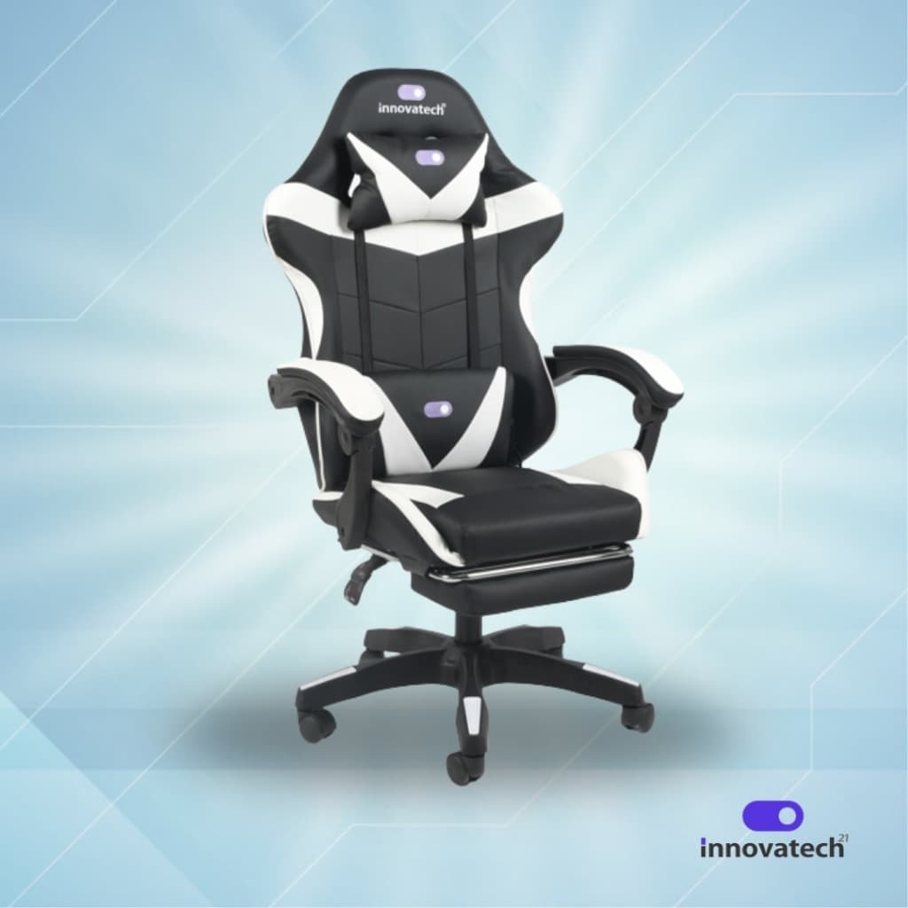 Cadeira Gamer Innovatech com Estofado Luxuoso e Conforto Ergonômico
