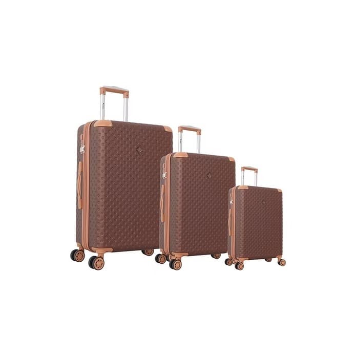 kit Mala de Viagem ABS Cruzeiro jogo de malas de viagem com 3 pcs mala de bordo de alto padrao